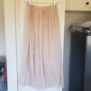 Victoria's Secret Gauze and Sparkles Skirt M/L